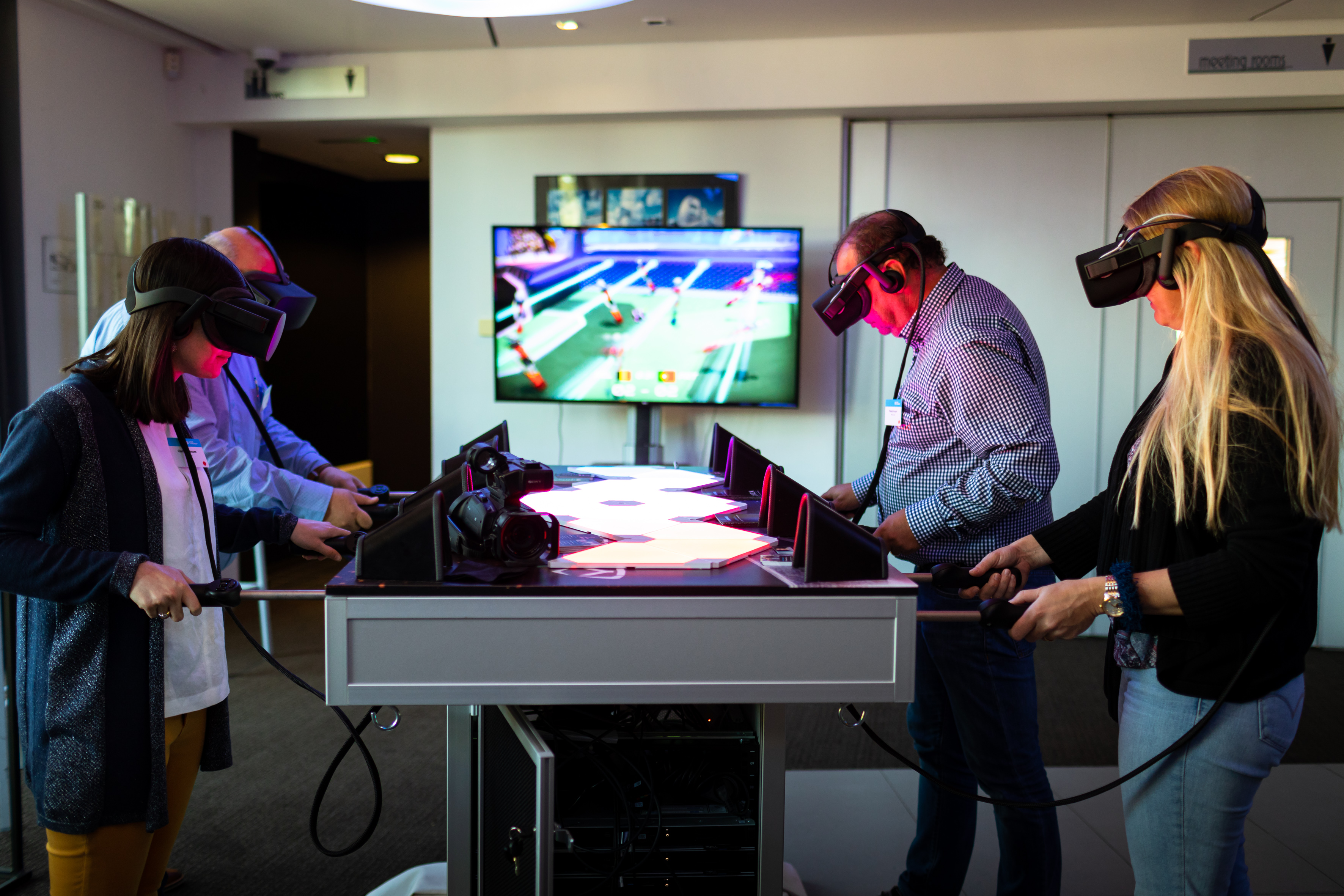 Living Tomorrow event RAVEN VR soccer